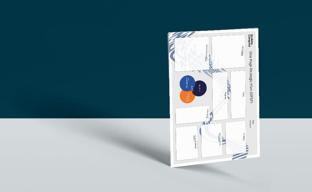 One Page Strategic Plan
